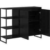  Pomoćni ormarić Crni hrast 96.5 x 30 x 75 cm Konstruirano drvo | shoptok.hr