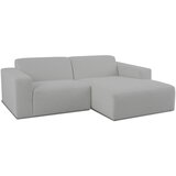 Scandic Bijela kutna garnitura od bouclé tkanine (s desnim kutom) Roxy – | shoptok.hr