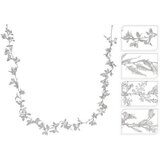  GIRLANDA LIŠĆE 170CM SORTO SREBRNA | Eponuda.ba