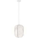 Nova Luce Bijela metalna viseća svjetiljka s tekstilnim sjenilom ø 30 cm Pierida – | shoptok.hr