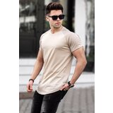 Madmext T-Shirt - Beige - Fitted Cene