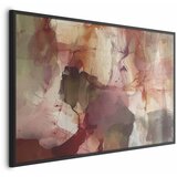  Plakat Spring Composition - glimmers and forms in watercolor technique 90x60 Crni okvir | shoptok.hr
