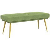  Klupa s dvostrukim slojem Svijetlo zelena 120 x 45 x 46 cm | Eponuda.com