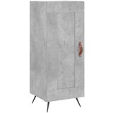 vidaXL Visoka omara betonsko siva 34,5x34x180 cm inženirski les | Shoptok.si
