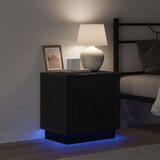  Noćni ormar Crna 44 x 34,5 x 45 cm Konstruirano drvo | shoptok.hr