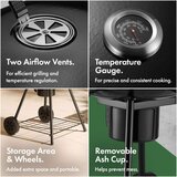 Vonhaus Prenosni žar na oglje Kettle | Shoptok.si