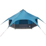  Družinski šotor Modra 10 oseb 185T poliester s PU premazom, (5000278567) | Shoptok.si