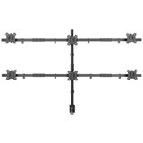 SpeaKa Professional SP-MM-1010 6-struki stolni nosač za monitor 43,2 cm (17") - 81,3 cm (32") crna (RAL 7001) nagibni + | Eponuda.ba