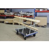 Kongamek voziček za plošče KM8400, dxšxv 1000 x 700 x 1380 mm, 2 vrtljivi kolesi z zavoro, 2 fiksni kolesi | Shoptok.si