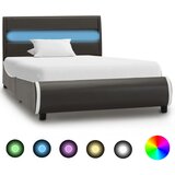vidaXL Okvir za krevet od umjetne kože LED antracit 90 x 200 cm Cijene