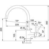 Franke 115.0626.019 Lina FC 6018.901 kuhinjska armatura | Shoptok.si
