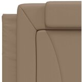  Okvir za krevet boja cappuccina 100x200 cm umjetna koža | shoptok.hr