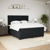  Krevet s oprugama i madracem crni 180x200 cm baršunasti | shoptok.hr