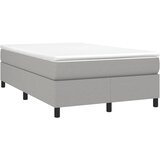 Maison Chic Box spring postelja - Vzmetna postelja z vzmetnico svetlo siva 120x190 cm blago SL9972, (21908801) Cene