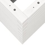  Vrtna sadilica bijela 70x40x68,5 cm od masivne borovine | shoptok.hr