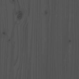  Posteljno vzglavje sivo 145,5x4x100 cm trdna borovina, (20645004) | Shoptok.si