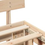  Krevetna konstrukcija Prirodna 100 x 200 cm Čvrsto borovo drvo | shoptok.hr