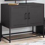 The Living Store TV omarica črna 68,5x39x60,5 cm jeklo - TV Omarica, (21624842) | Shoptok.si