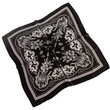 INF Eleganten kvadratni šal Paisley - 70x70 cm mornarsko modra Black, (21756151) | Shoptok.si