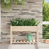  Vrtna saksija Bež 115 x 59 x 76,5 cm Čvrsto drvo jele | shoptok.hr