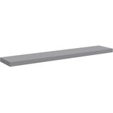  Plutajuće zidne police 2 kom sive 120 x 23,5 x 3,8 cm MDF | Eponuda.com
