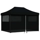  Zabavni šotor Črna 279 x 410 x 315 cm Oxford tkanina, (5000184457) | Shoptok.si