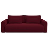 Makamii Bordo baršunasti sklopiva/s prostorom za odlaganje sofa 238 cm Kapua – | shoptok.hr