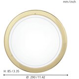 Eglo 83157 - plafonsko svetlo PLANET1 1xE27/60W | Eponuda.com