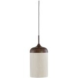 Light & Living Tamno smeđa viseća svjetiljka s tekstilnim sjenilom ø 16 cm Dania – | shoptok.hr
