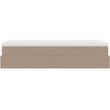  Okvir kreveta s madracem cappuccina 100x200cm umjetna koža | shoptok.hr