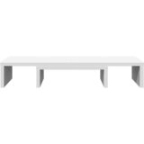  Stalak za monitor podesivi bijeli 60 x 24 x 10,5 cm drveni | shoptok.hr