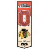 Chicago Blackhawks 3D Stadium Banner slika