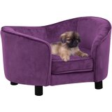 vidaXL Pasji kavč bordo 69x49x40 cm iz pliša, (20799720) | Shoptok.si