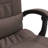  Uredski naslonjač od umjetne kože smeđi | shoptok.hr