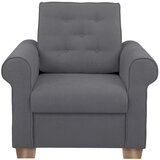 MID.YOU FOTELJ, temno siva tekstil | Shoptok.si