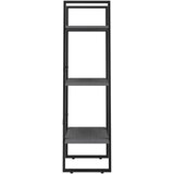 Police za pohranu sive 60 x 30 x 105 cm od masivne borovine | shoptok.hr