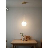 Sinsay Viseća lampa sa zlatnim detaljima i okruglim sjenilom | shoptok.hr