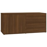 Maison Chic TV omarica - TV stojalo - Televizijska omarica rjavi hrast 80x34x36 cm inženirski les, (21699621) Cene