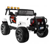  Auto na akumulator Monster Jeep 4 x 4 - DVOSJED - bijeli | shoptok.hr