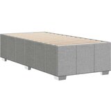 vidaXL Posteljni okvir svetlo siv 90x200 cm blago | Shoptok.si