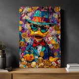  Slika MONEY DUCK | Italijansko platno | Shoptok.si