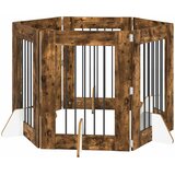  Vrata za pse s postoljem 6 pcs Dimljeni hrast 60 x 80 cm | Eponuda.ba