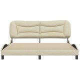  Okvir za krevet bez madraca Hvar krem 180 x 200 cm od tkanine | shoptok.hr