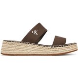Calvin Klein Jeans Espadrile Sporty Rope Mg Lth Webbing YW0YW01704 Rjava | Shoptok.si