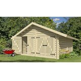Male kuće Drveno spremište TOBIAS 20M2 418 × 508 cm – bez završnog krovnog pokrova | shoptok.hr