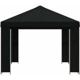 Gazebo 4 × 3 m Crna Poliester i čelik 190 gsm | shoptok.hr