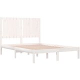  Posteljni okvir bel iz trdne borovine 120x200 cm, (20684956) | Shoptok.si