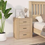  Nočna omarica sonoma hrast 50x36x60 cm inženirski les, (20602520) | Shoptok.si