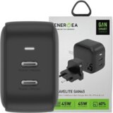 Energea OMREŽNI POLNILEC 2XUSB-C PD-PPS 45W ZA TELEFONE ČRN, (21974758) Cene