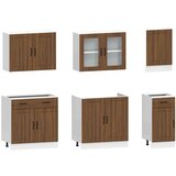  7-dijelni set kuhinjskih ormarića Kalmar konstruiranog drva | shoptok.hr